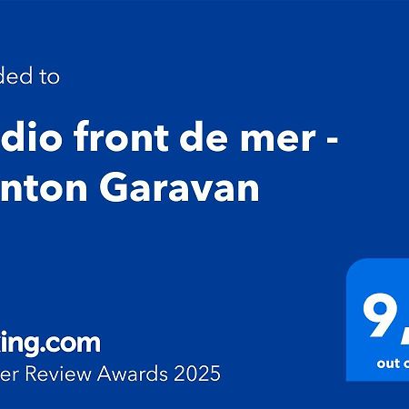 Studio Front De Mer - Menton Garavan 외부 사진